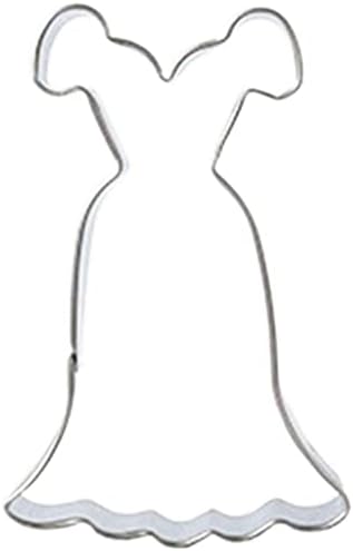 Large Size Wedding Dress Cookie Cutter 49 Inches Stainless Steel