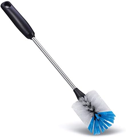 MOSOLAN Water Bottle Brush 2 Pack with 3 Replacement Heads
