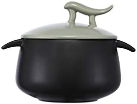 SISWIM 15L Ceramic Stockpot with Lid