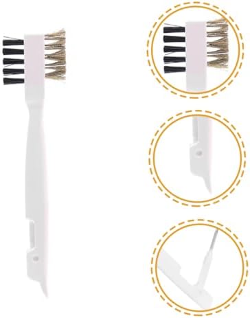 Seam Cleaning Brush Set for Kitchen Use 3pc Steel Nail White