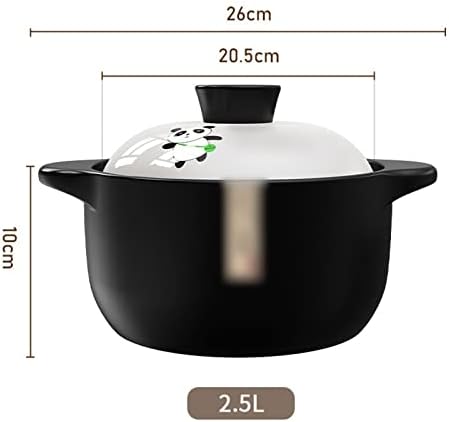 Versatile 25L Casserole Stock Pot Durable Temperature Resistant Pot for Home Kitchen