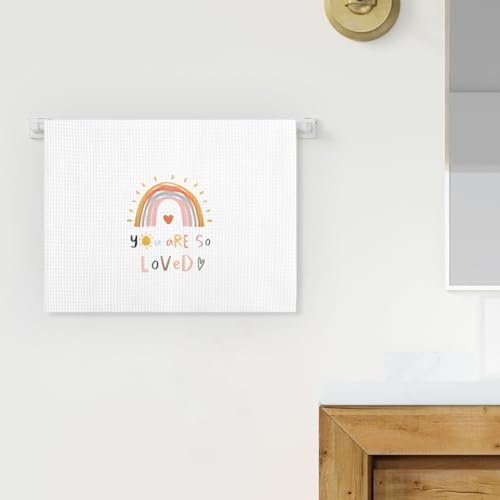 Long-Lasting Boho Rainbow Hand Towels For Kids