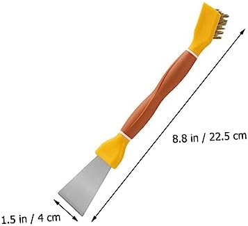 Healeved Bathroom Scrub Brush - Convenient stainless steel scrub brush for home cleaning