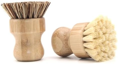 MAGICLULU 2pcs Bamboo Wok Brush Set
