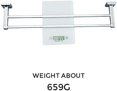 Double Towel Holder Hooks Towel Rail Rack