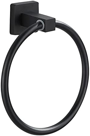 Modern Black Towel Holder