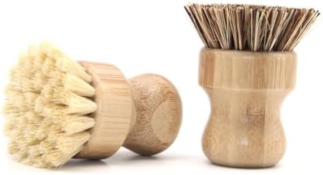 MAGICLULU 2pcs Bamboo Wok Brush Set
