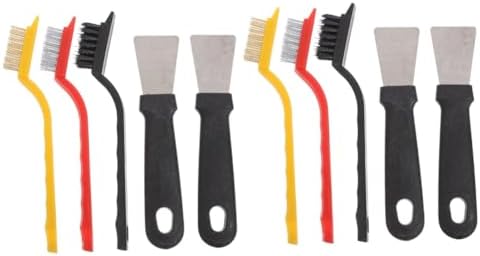 Ipetboom 2 Sets Crevice Brush Set for Kitchen and Bathroom Cleaning