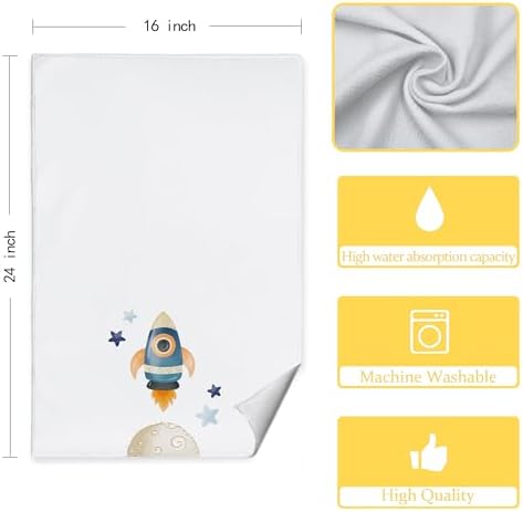 Space Kids Towels Set - 16x24