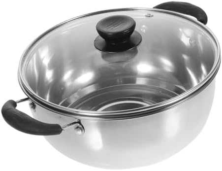 GRIRIWErgonomic Steam Pot Boil Dry Compact Easy to Use