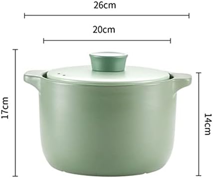CTXDLKStem-Casserole Pot Ceramic Non-Stick Cookware with Lid Kitchen Accessory