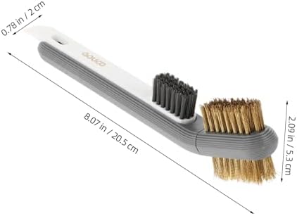 Efficient Oil Removal Brush with Dual Heads for Stove and Range