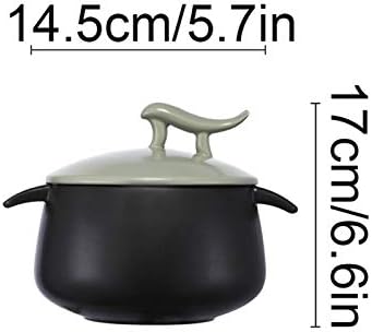 SISWIM 15L Ceramic Stockpot with Lid