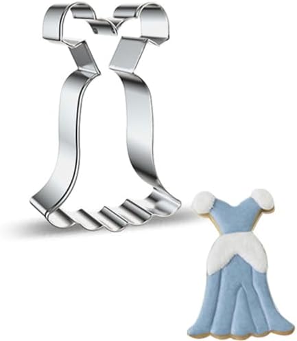 Large Size Wedding Dress Cookie Cutter 49 Inches Stainless Steel