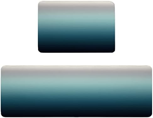 Capturing Gradient Stripes Soft Non-Slip Kitchen Mat for Kitchen Bathroom