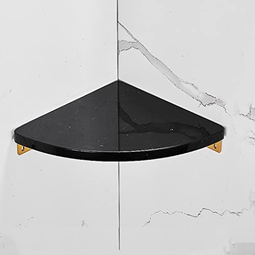 Stoned Black Marble Bathroom Towel Bar Set