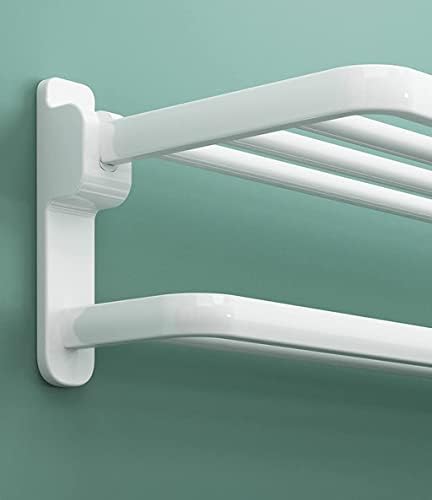 BOCbco Wall Mounted Towel Holder with Double Rail 50Cm