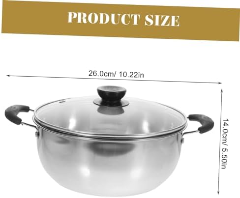 GRIRIWErgonomic Steam Pot Boil Dry Compact Easy to Use