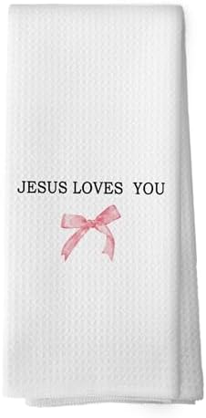 Stylish Pink Bow Kitchen Towels for Girls Bestie Gifts