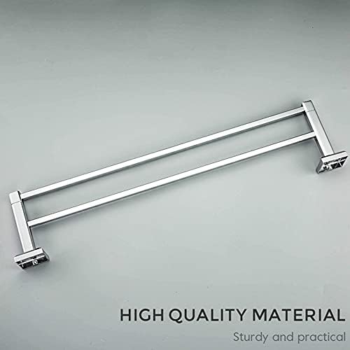 Double Towel Holder Hooks Towel Rail Rack