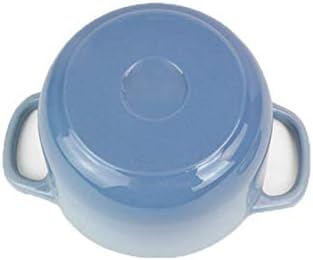 Siswim Cast Iron Souppot with Lid 16L Non-Stick Durable