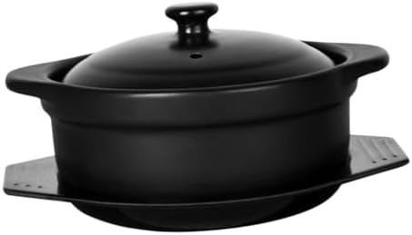 Ceramic Casserole Pot-StemlessHeat-ResistantQuick-WarmingStylish Design