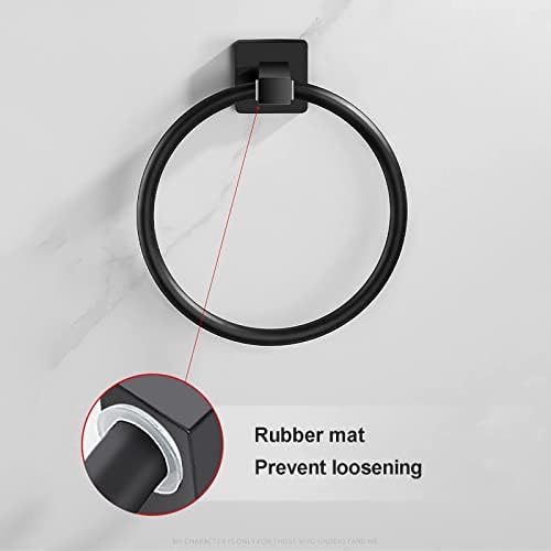 Modern Black Towel Holder