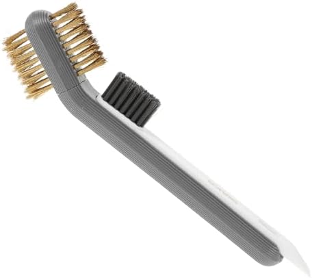 Efficient Oil Removal Brush with Dual Heads for Stove and Range