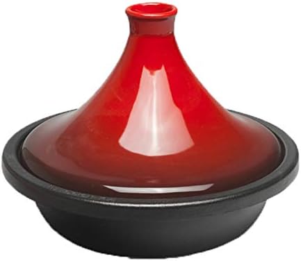 SISWIM Rojo Cast Iron Braising Pot Perfect for Cooking and Braising