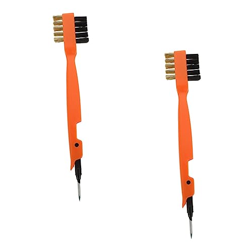 PartyKindom 2 Pcs Copper Wire Brush for Cooktop and Kitchen Cleaning