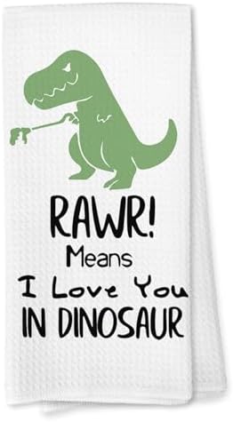 Hilarious Dinosaur Bathroom Towels for the Kitchen