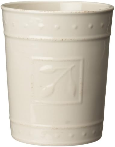 Signature Housewares Tool Jar Ivory Antiqued Finish Microwave Dishwasher Safe