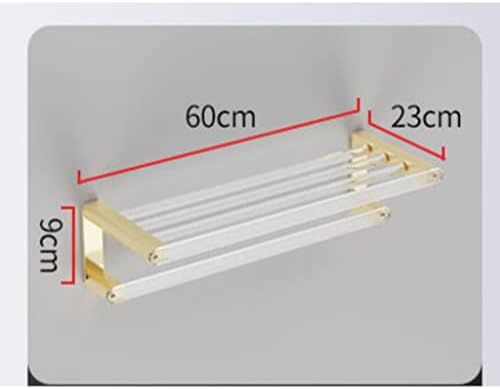 Towel Rack Black Acrylic Towel Holder for Bathroom Home Organization Tool