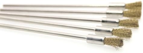 10-Piece Wire Brush Set for Drills Rust Dirt Removal
