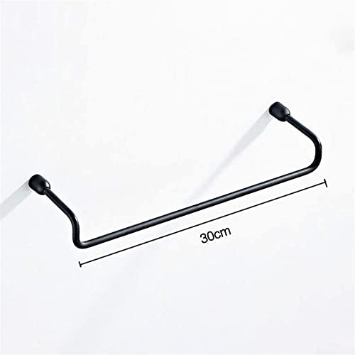 BOCbco Black Wall Mounted Towel Rail for Bathroom