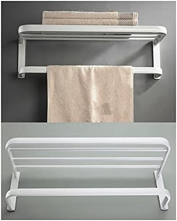 Bathroom Towel Rack Wall Mounted Towel Holder in Rose Gold