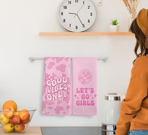 NOQL Girls Trendy Kitchen Towels Set 2 Perfect Gift