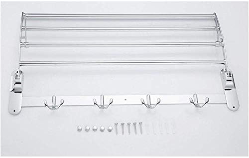 Sturdy Stainless Steel Towel Rack with Double-Layer Design
