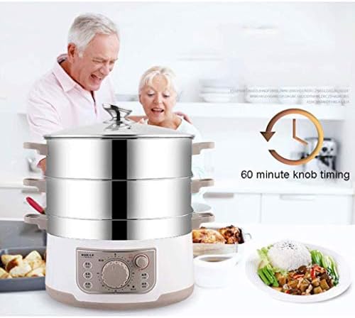 Electric Steamer BPA-Free Stainless Steel Stackable Multifunctional Kitchen Tool for Home