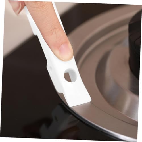 Seam Cleaning Brush Set for Kitchen Use 3pc Steel Nail White