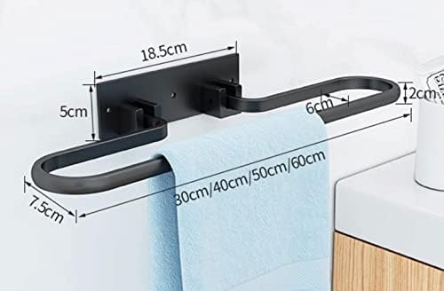 Multifunctional Folding Wall Mounted Towel Rack 50Cm