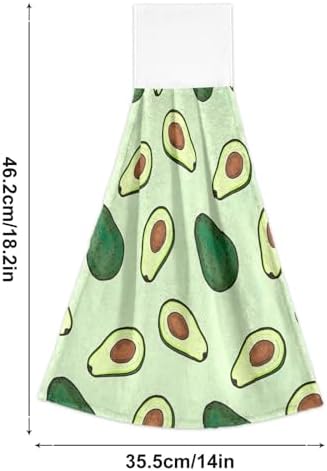 Green Avocados Hanging Kitchen Towels