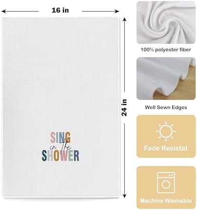 QpenmKids Bath Decor - Soft Cotton Towels Set of 4