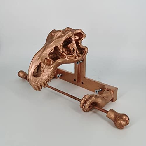 Ozgkee Dinosaur Toilet Paper Holder Wall Mounted Aluminum Alloy