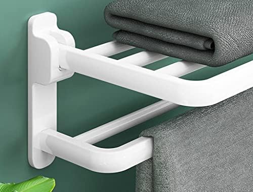 BOCbco Wall Mounted Towel Holder with Double Rail 50Cm