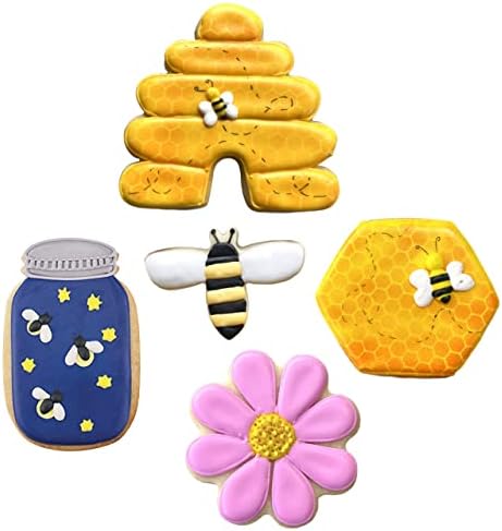 Bee Cookie Cutters 5-Pc Set Made in USA 1