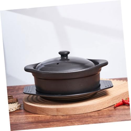 Ceramic Casserole Pot-StemlessHeat-ResistantQuick-WarmingStylish Design