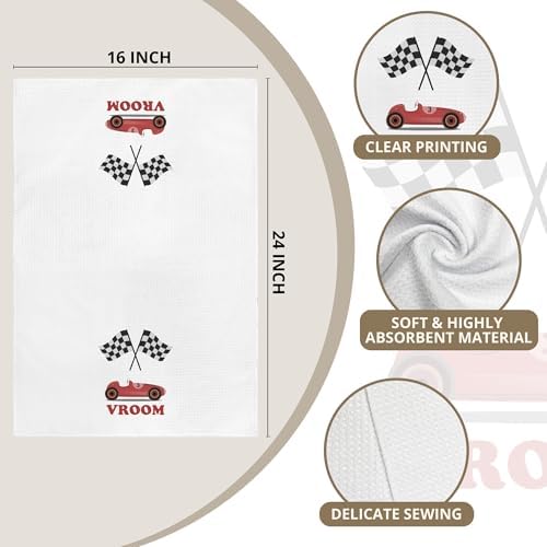 Kids Bathroom Race Car Towels