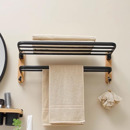 FOLDABLE towel rack with bars for the bathroom