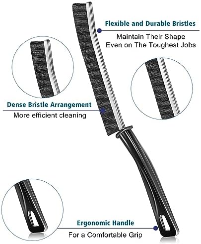 Hard Bristle Crevice Cleaning Brush for Kitchen Bathroom Window Multifunctional Gradient